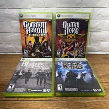Guitar Hero 3 Legends of Rock Aerosmith Beatles  Rockband Bundle Xbox 360 