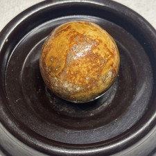 Vintage Bennington Clay Brown Tan Red Marble 0.86