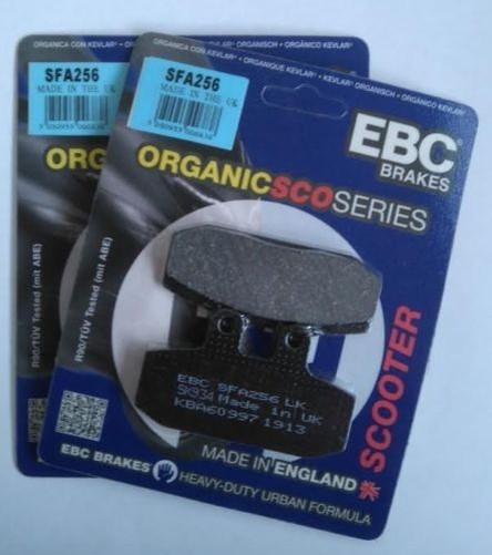 EBC Organische Front-BremsbeläGe FüR Derbi Rambla 300 (2010-2012) 2Er Set SFA256-image