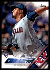 Giovanni Soto 2016 Topps #692 Indians MLB READ FREE SHIPPING AutographDen