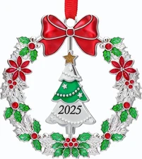 Christmas Ornaments 2025 Dated Tree Xmas
