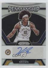 2023-24 Panini Prizm Penmanship Silver Prizm Kendall Brown #PNM-KLL Auto 1bi0
