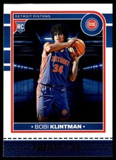 2024-25 Hoops Bobi Klintman Rookie Detroit Pistons #267