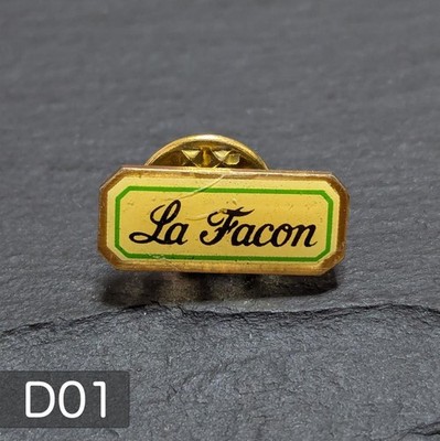 French Vintage Pin Badge Pins Beer La Facon -USED-