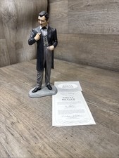 Clark Gable as Rhett Butler Gone With the Wind Hand Painted Fine Porcelain 11in