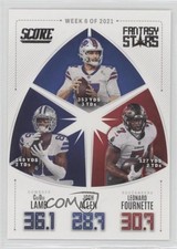 2022 Score Fantasy Stars CeeDee Lamb Josh Allen Leonard Fournette #FS6 0t2