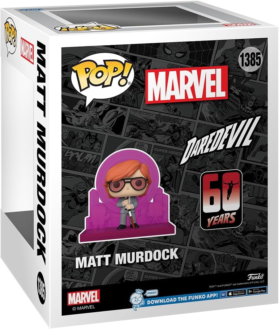 Funko Pop Marvel デアデビル マット・ マードック　2体セット Funko Pop! Deluxe: Dd 60th– Matt Murdock With Radar - Daredevil