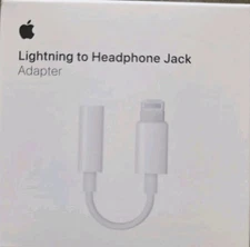 Apple MMX62AM/A 3.5mm Audio Adapter A1749 Lightning to Headphone Jack