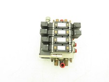 SMC NVFS3400-3FZB 4-Station Pneumatic Solenoid Valve Manifold 115V NVFS3100-3FZ