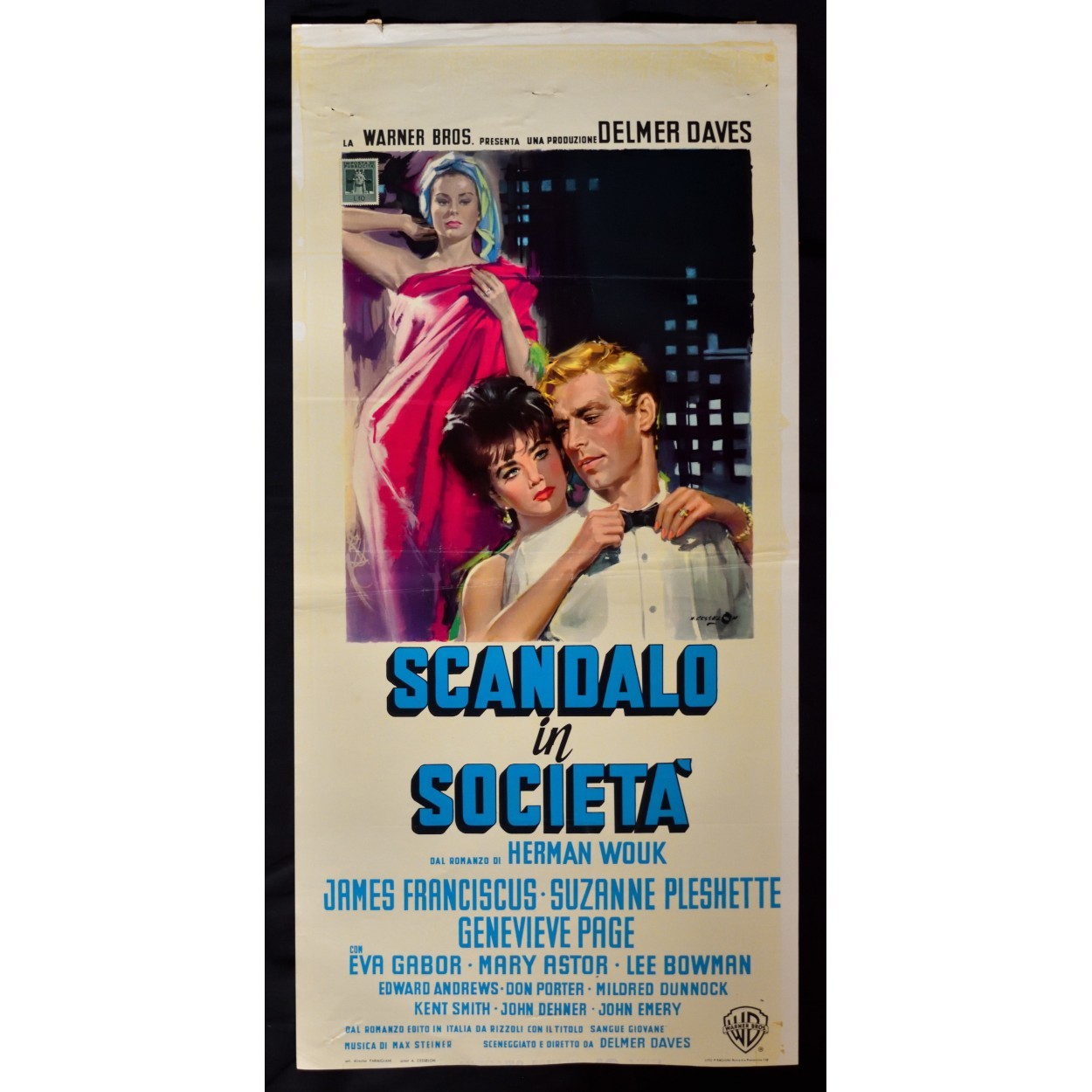 Locandina originale film Scandalo in società (1964) - Regia di Delmer Daves