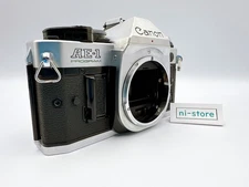 Canon AE-1 AE1 Program 35mm SLR Film Camera Body Silver Japan Tested - Excellent