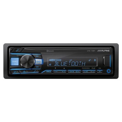 Alpine UTE-73BT Mech-less Digital Media Receiver with Bluetooth  Wireless Tec...