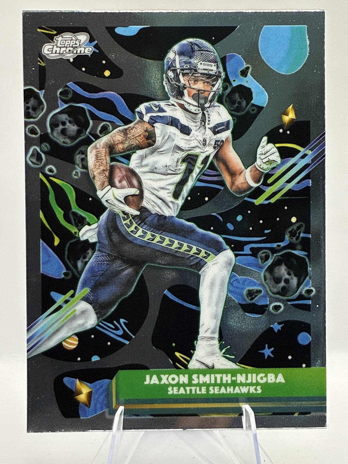 2025 Topps Chrome Cosmic Jaxon Smith-Njigba #91 Seattle Seahawks