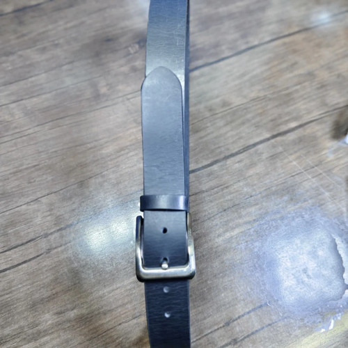 Men's Genuine Buffalo FULL GRAIN Leather Belt, 1 1/2" width, Handmade - Picture 10 of 14