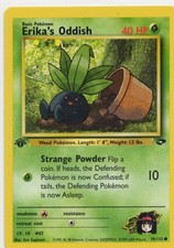 Pokemon Erika's Oddish Gym Challenge 70/132 1st Edition LP