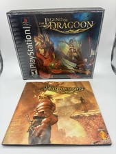 The Legend of Dragoon BLACK LABEL Sony PlayStation PS1 COMPLETE 4 Disc TESTED