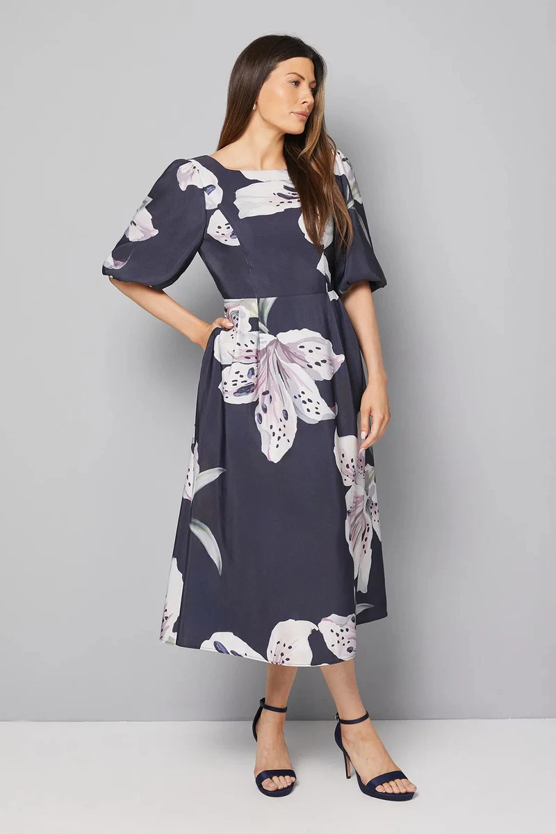 slim fit dress slacks Pretty Pixie Women Fit & Flare Dress For Women (Purple, L) main image 0