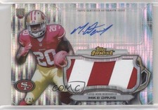 2015 Topps Finest Jumbo Relic Pulsar Refractor 29/35 Mike Davis Auto x5u