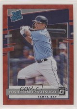 2020 Donruss Optic Retail Red Wave Prizm Yoshi Tsutsugo Yoshitomo Rookie RC 0f4