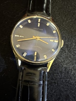 vintage Buler Arntime mechanical watch  1970 s Mechanical, Running Polished