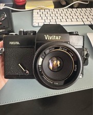 Vivitar 220/SL 35mm SLR Film Camera Vintage