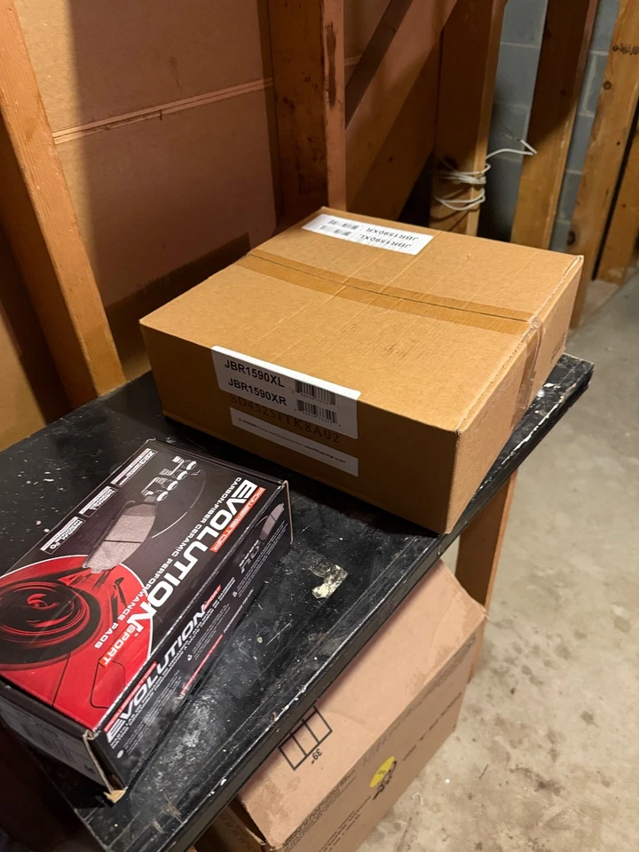 全新! 原装 PowerStop 制动器套件 适用于本田 Pilot、Odyssey、Passport Front — 第 4/4 张图片