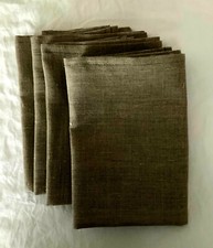 NEW Handmade 100% LINEN DINNER NAPKINS SET of...