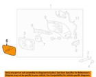 GM OEM 18-22 Enclave Front Door Outside Mirrors-Mirror Glass 84077035