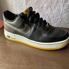 Size 6.5 - Nike Air Force 1 '07 Black Varsity Yellow