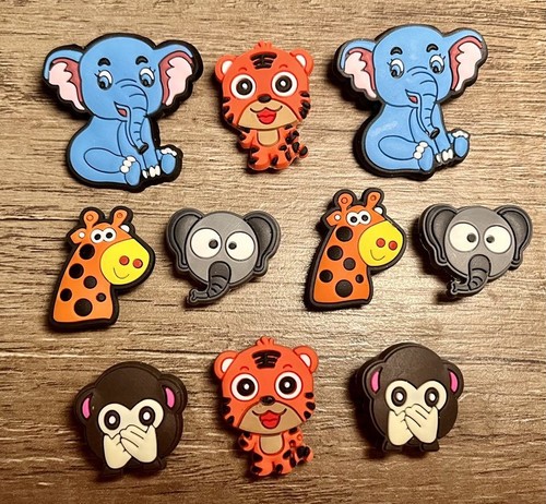 Zoo Jungle Wild Animal Shoe Charms for Crocs or Shoe Laces - Picture 9 of 10