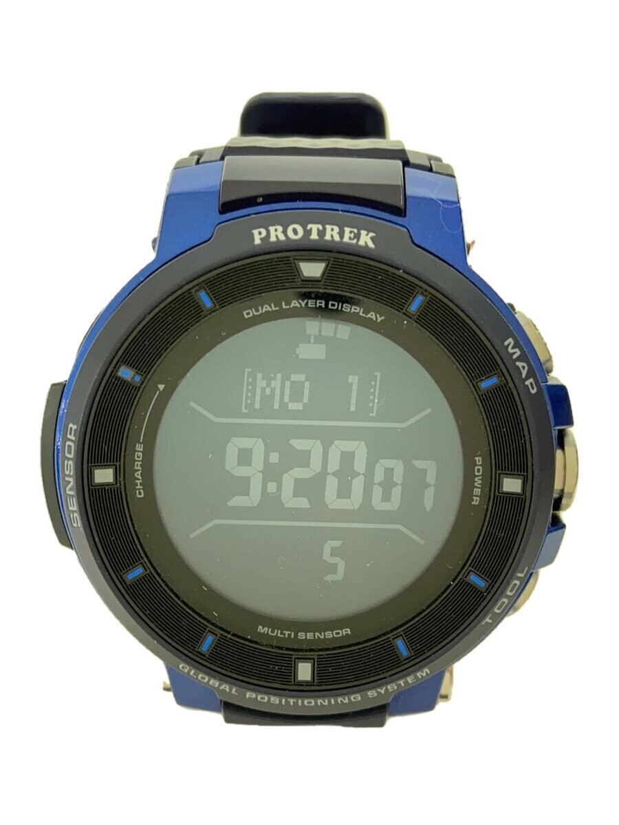 CASIO WSD-F30-BU Watch Pro Trek Smart Blue Digital Authentic CASIO WSD-F30-BU Watch Pro Trek Smart Blue Digital Authentic