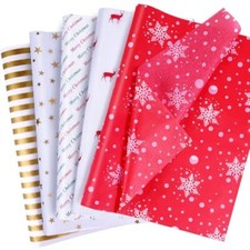Christmas Tissue Paper Bulk 100 Sheets Tissue Paper for Gift Bags Tissue