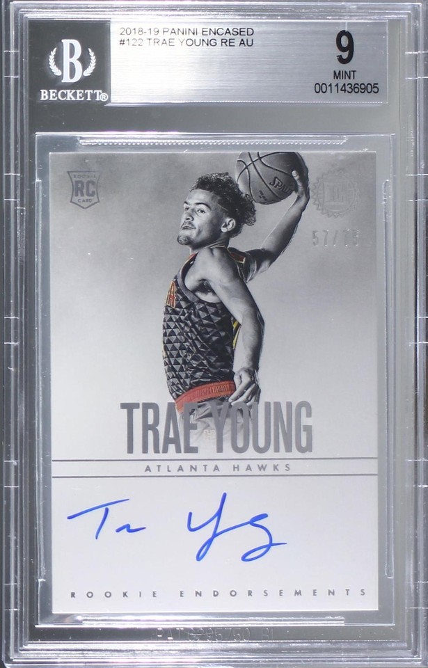 2018-19 Panini Encased - Trae Young #122 - 1 of 2