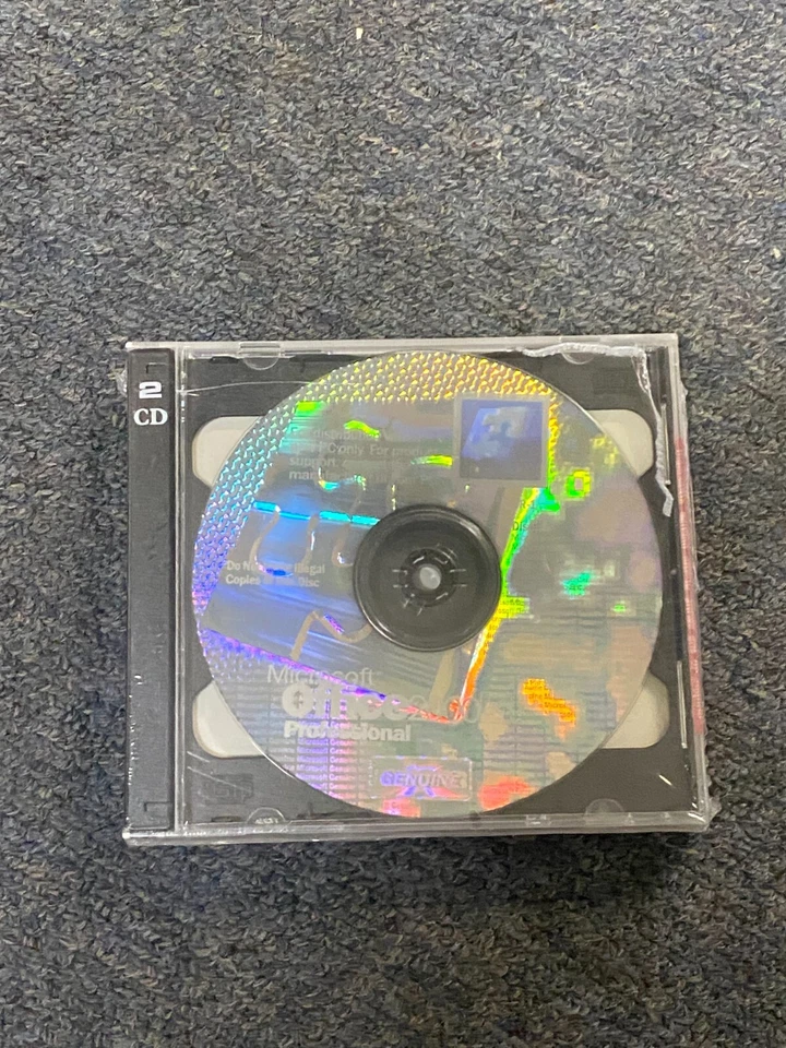 Official Microsoft Office 2000 Professional 2 Silver Discs Complete w/ Discs/COA - Image 2 of 3