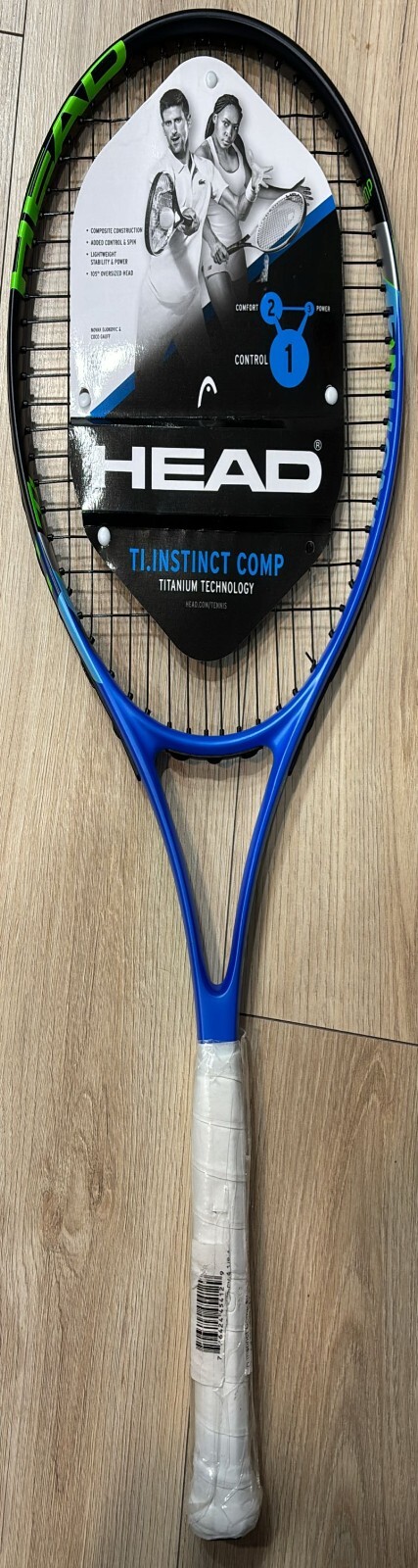 Head Ti. Instinct Comp Tennis Racquet 4 1/4 -2 Racket Blue /
