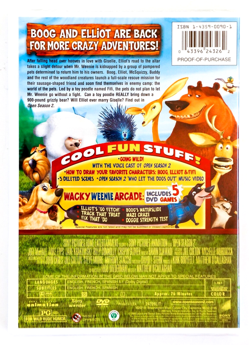 Open Season 2 (DVD, 2008, Widescreen) NEW Sealed, a Sony