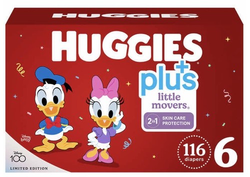 Huggies Plus Diapers Sizes 3-4-5-6 (Choose The Size ) - Picture 5 of 8