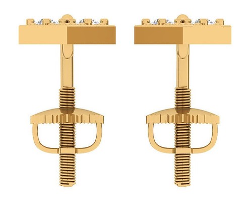 Dangle Chandelier Earrings I1 G 0.50 Ct Genuine Diamond 14K Rose Gold Prong Set - Picture 6 of 10