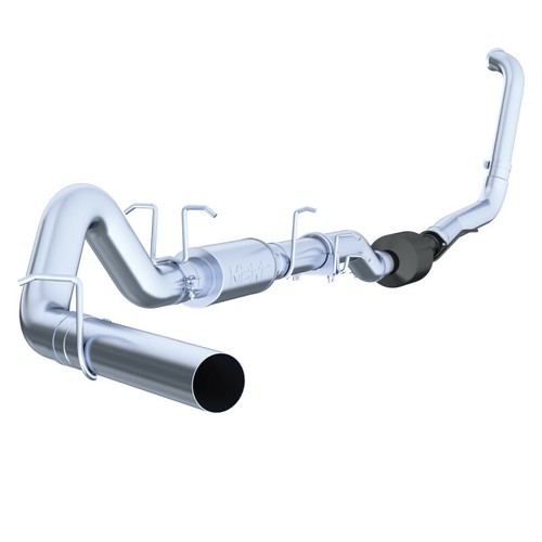 MBRP 4" EXHAUST FOR 03-07 FORD POWERSTROKE DIESEL 6.0L W MUFFLER USES STOCK CAT - Picture 2 of 4