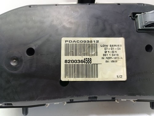Velocímetro cabina Renault Megane II 2004 diésel 60kW UST101362 - Imagen 3 de 7