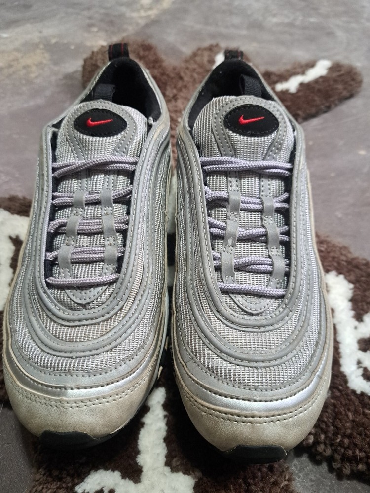 Nike Air Max 97 Silver Bullet Mens 6 Womens 7.5 Free Shipping