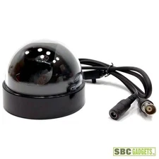 Plastic Dome Video Security Camera CCTV 3.6mm F2.0 700TVL (Model: RD-LD02F-B)