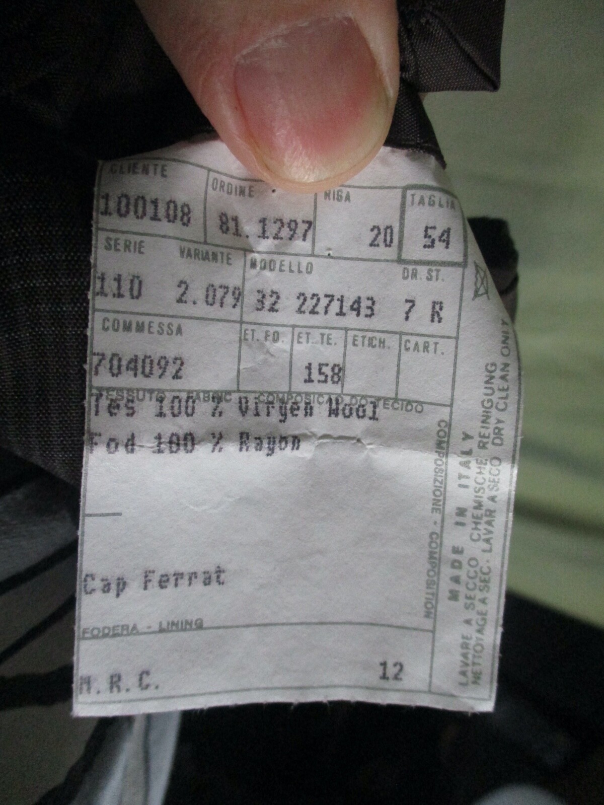 Faconnable EUC brown gray plaid recent modern two… - image 6