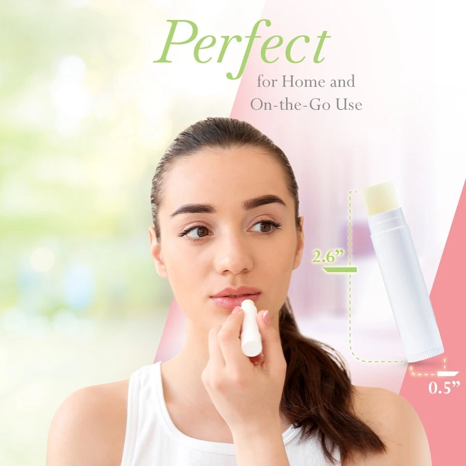 Belladonna Vanilla Lip Balm Bulk Chapstick - Natural Flavor - Unlabeled 50 Pack - Image 3 of 4