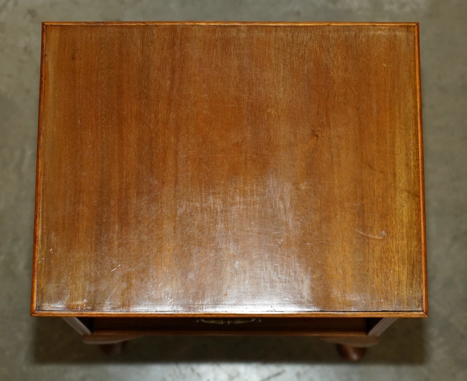 PAR DE MESAS DE VINO MODERNAS DE HAYA Y NOGAL DE MEDIADOS DE SIGLO Foto 4 de 4