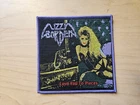 LIZZY BORDEN, LOVE YOU TO PIECES, SEW ON PURPLE BORDER WOVEN PATCH