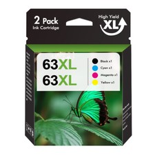 63 XL Ink Cartridge for HP 63 officejet 3830 4650 5258 5255 Envy 4512 4516 4520