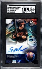 Silas Ardoin 2023 Bowman Platinum Top Prospects Auto #TOP-88 SGC 10 9.5