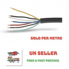 Trailer lighting cable 7 core X 0.65mm² Wiring Towbar Wiring SOLD PER M 1M 2M 3M