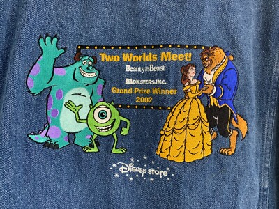 Disney Store Two Worlds Meet Grand Prize Denim Jacket
